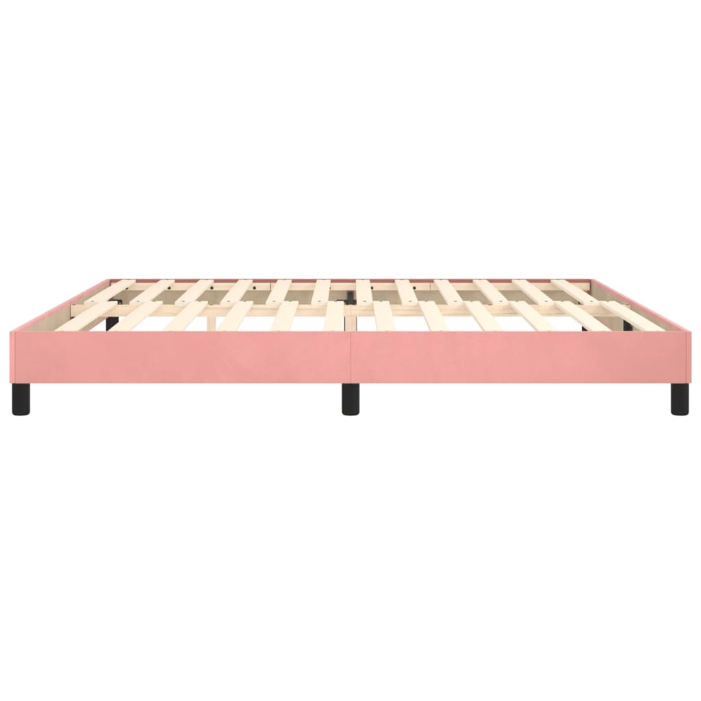 Boxspringframe fluweel roze 200x200 cm - Griffin Retail