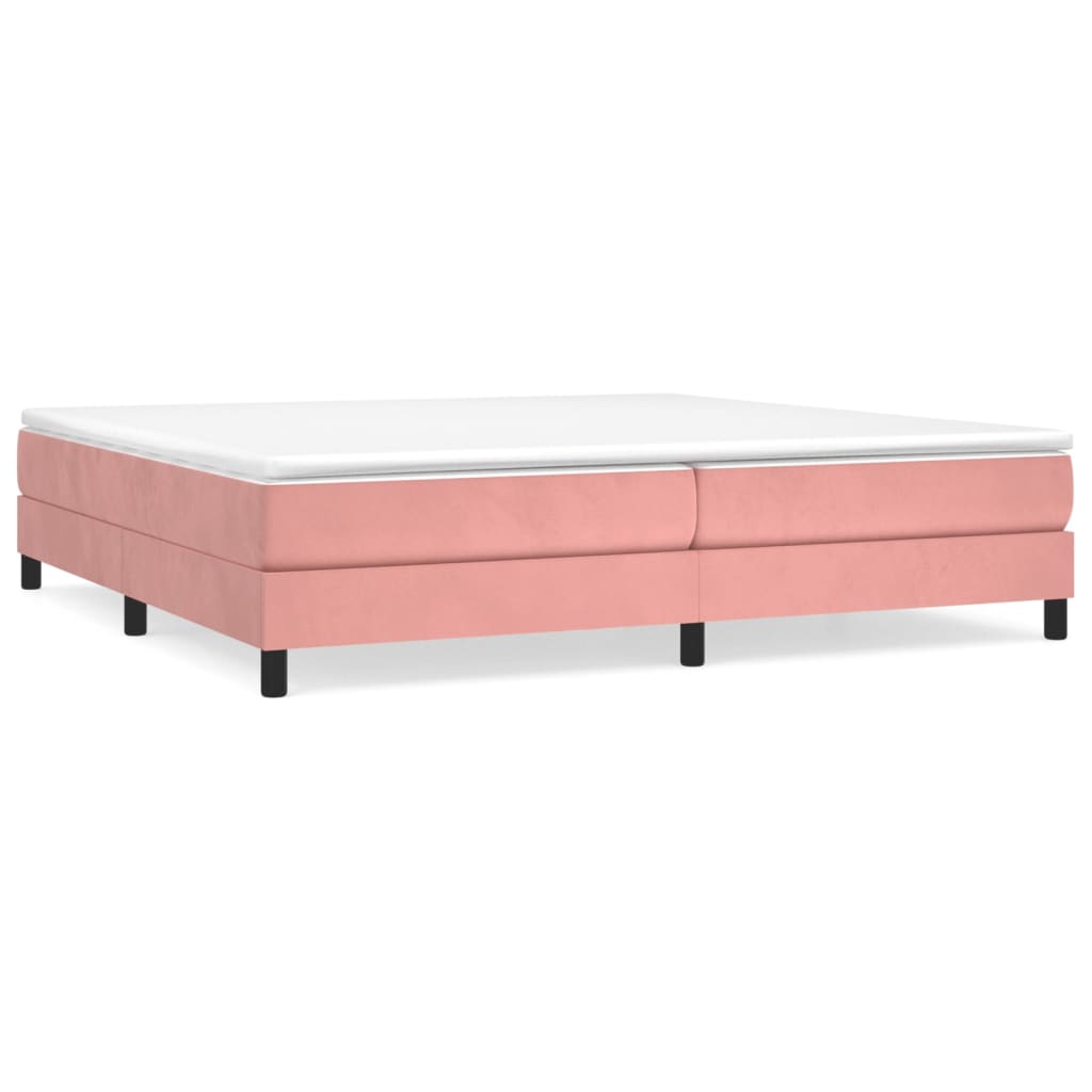 Boxspringframe fluweel roze 200x200 cm - Griffin Retail