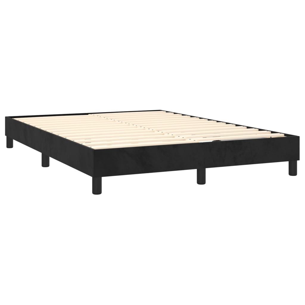 Boxspringframe fluweel zwart 140x200 cm - Griffin Retail