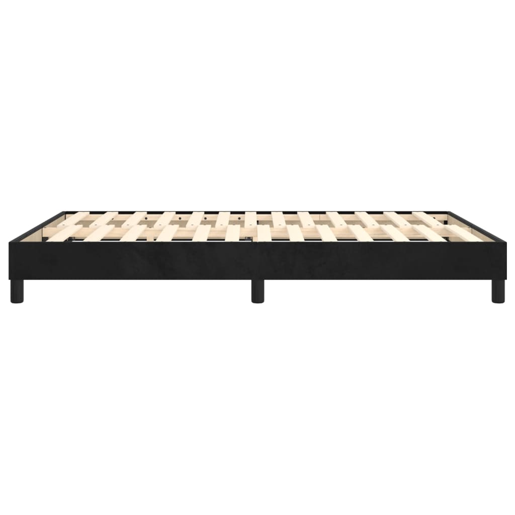 Boxspringframe fluweel zwart 140x200 cm - Griffin Retail