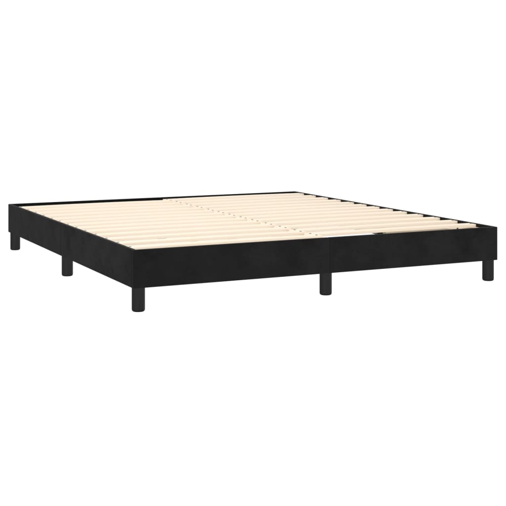 Boxspringframe fluweel zwart 180x200 cm - Griffin Retail