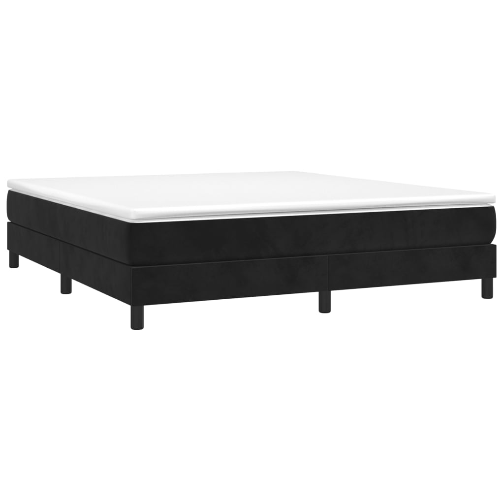 Boxspringframe fluweel zwart 180x200 cm - Griffin Retail