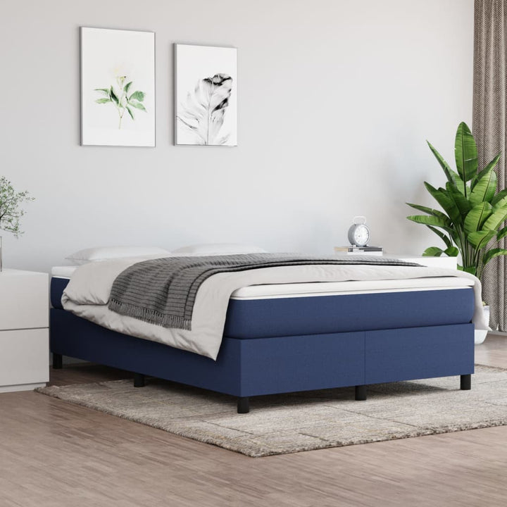 Boxspringframe stof blauw 140x190 cm - Griffin Retail