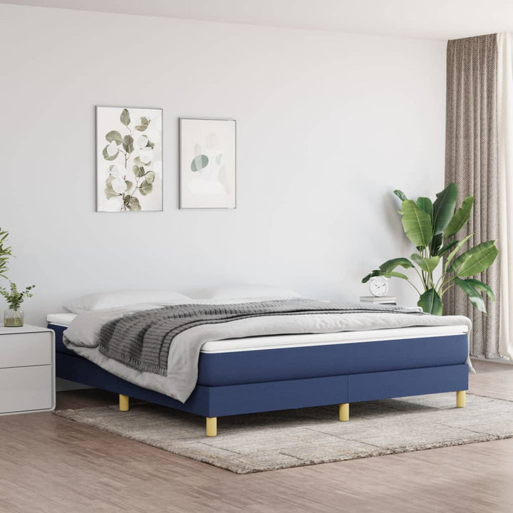 Boxspringframe stof blauw 160x200 cm - Griffin Retail