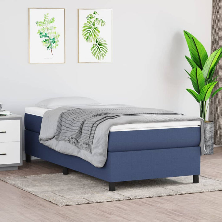 Boxspringframe stof blauw 80x200 cm - Griffin Retail