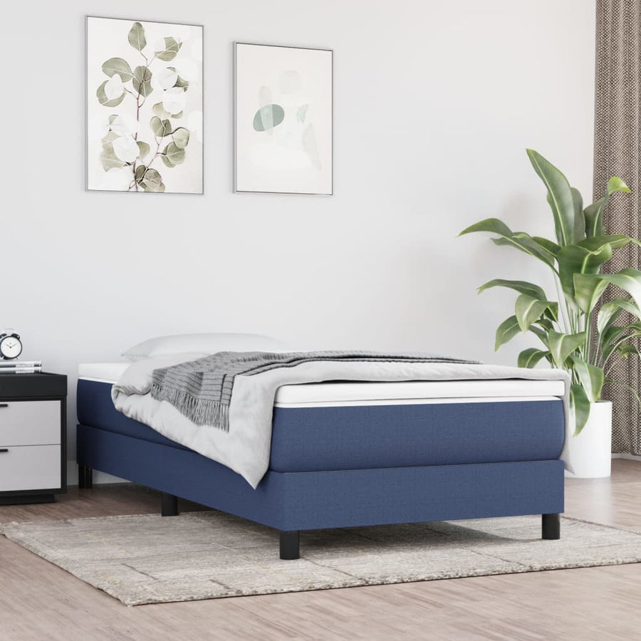 Boxspringframe stof blauw 90x190 cm - Griffin Retail