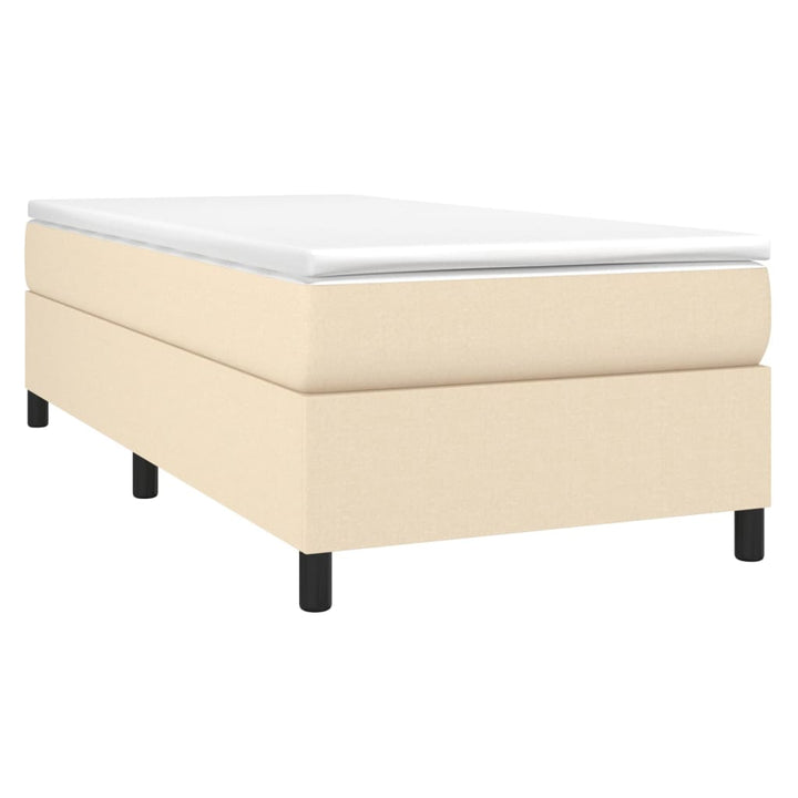 Boxspringframe stof crèmekleurig 100x200 cm - Griffin Retail