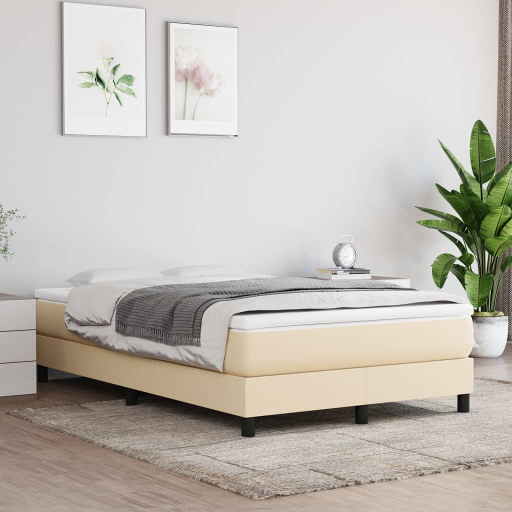 Boxspringframe stof crèmekleurig 120x200 cm - Griffin Retail