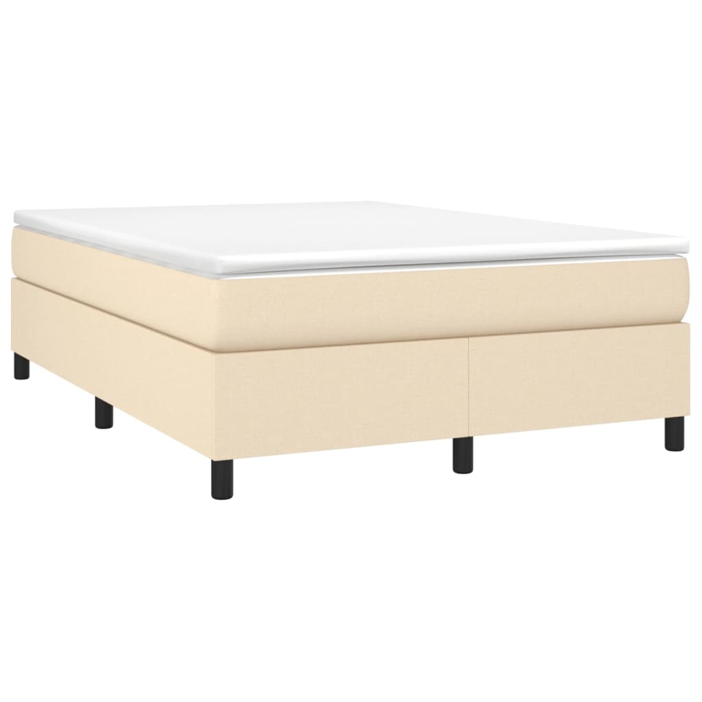 Boxspringframe stof crèmekleurig 140x190 cm - Griffin Retail