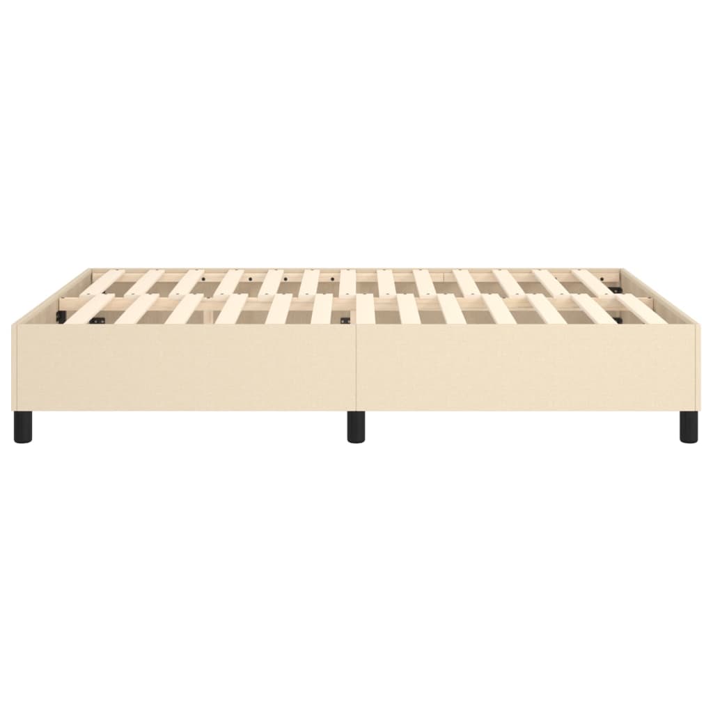 Boxspringframe stof crèmekleurig 140x190 cm - Griffin Retail