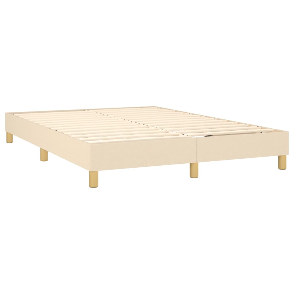 Boxspringframe stof crèmekleurig 140x190 cm - Griffin Retail