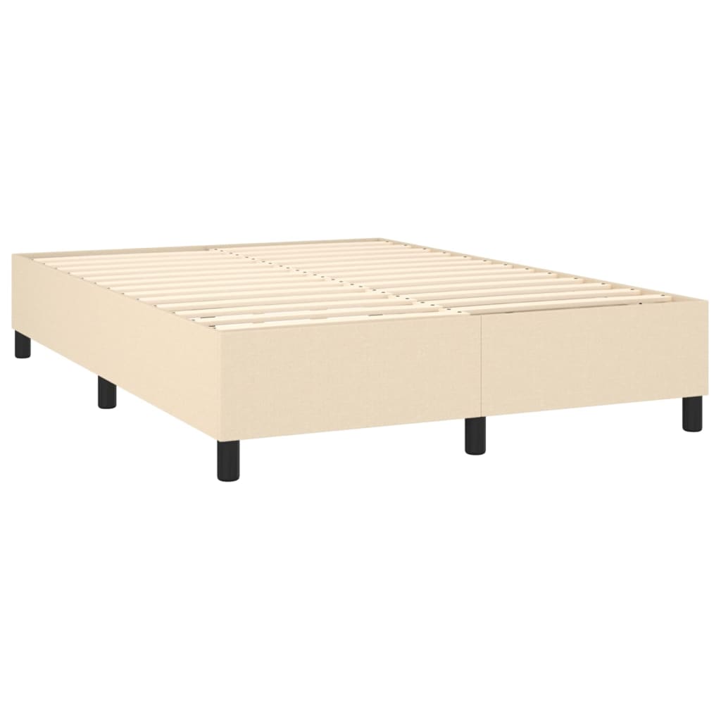 Boxspringframe stof crèmekleurig 140x190 cm - Griffin Retail