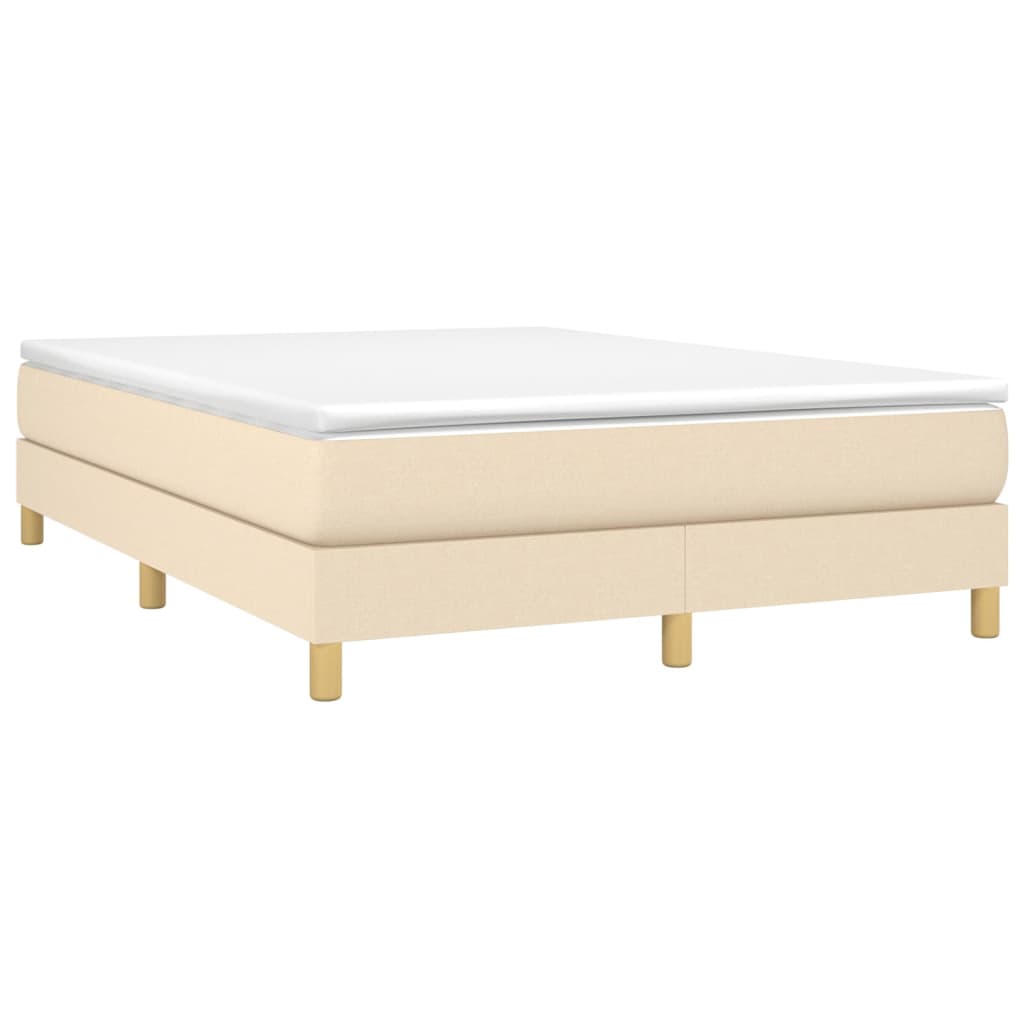 Boxspringframe stof crèmekleurig 140x200 cm - Griffin Retail