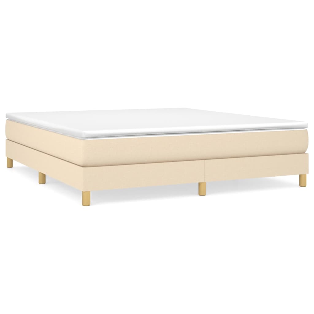 Boxspringframe stof crèmekleurig 180x200 cm - Griffin Retail