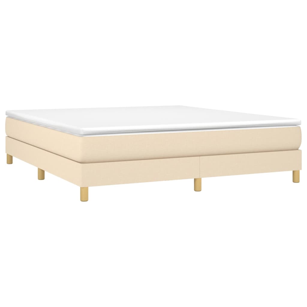 Boxspringframe stof crèmekleurig 180x200 cm - Griffin Retail