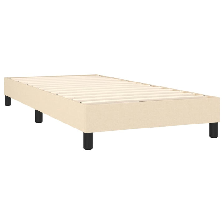 Boxspringframe stof crèmekleurig 80x200 cm - Griffin Retail