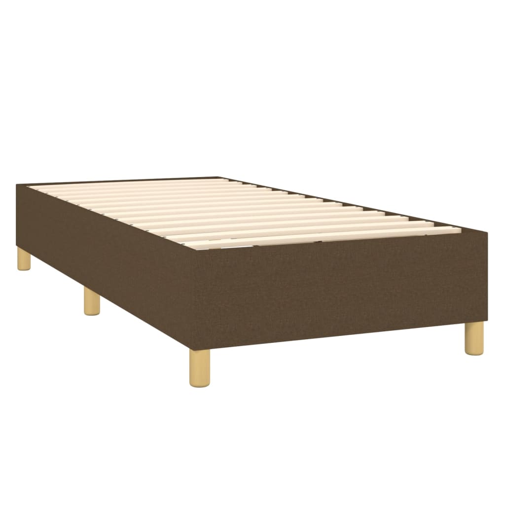 Boxspringframe stof donkerbruin 100x200 cm - Griffin Retail