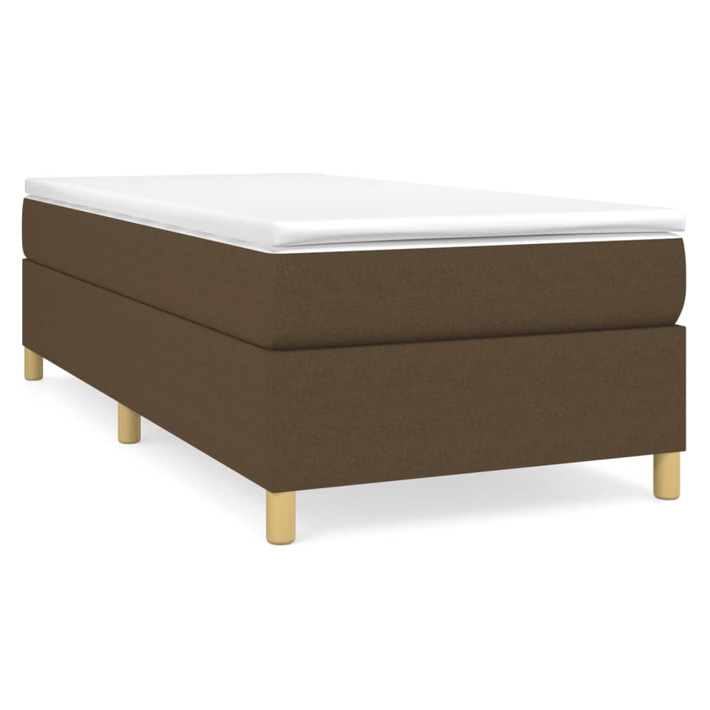 Boxspringframe stof donkerbruin 100x200 cm - Griffin Retail