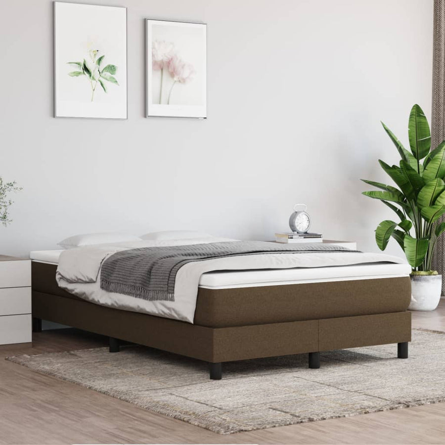 Boxspringframe stof donkerbruin 120x200 cm - Griffin Retail