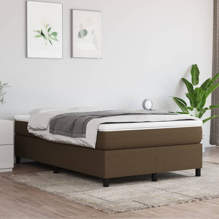 Boxspringframe stof donkerbruin 120x200 cm - Griffin Retail