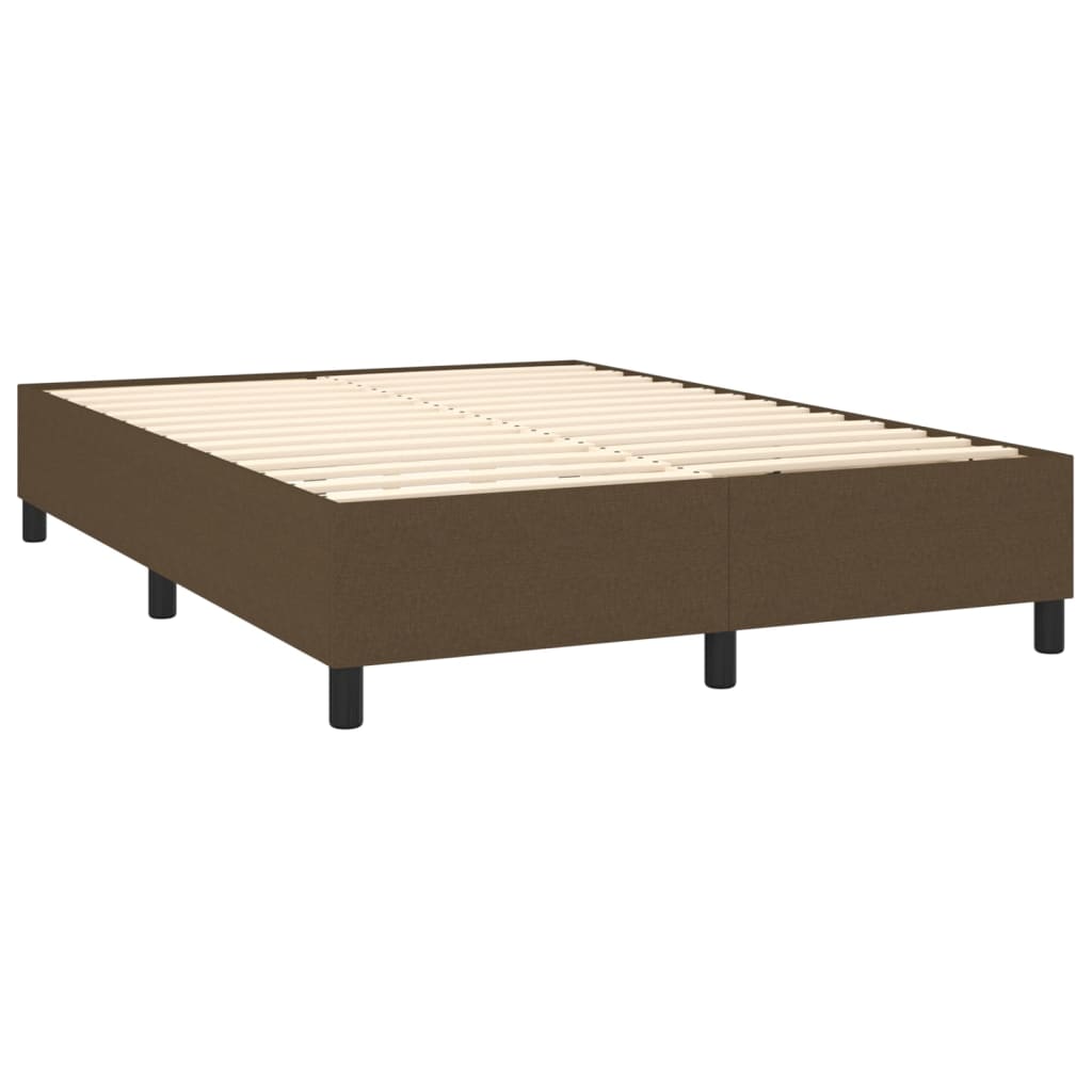 Boxspringframe stof donkerbruin 140x190 cm - Griffin Retail