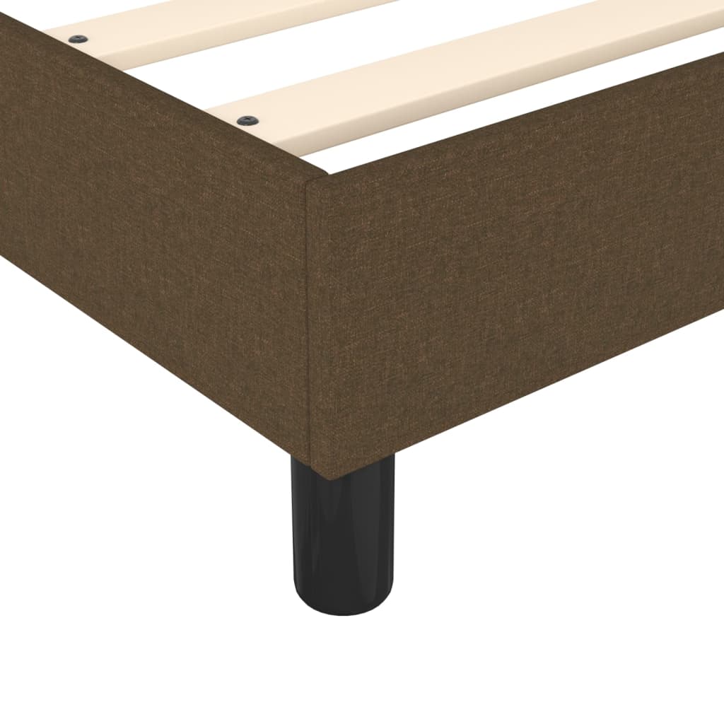 Boxspringframe stof donkerbruin 140x190 cm - Griffin Retail