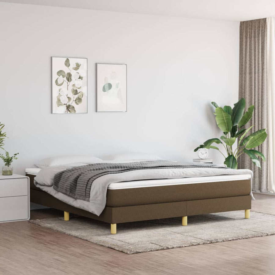 Boxspringframe stof donkerbruin 180x200 cm - Griffin Retail