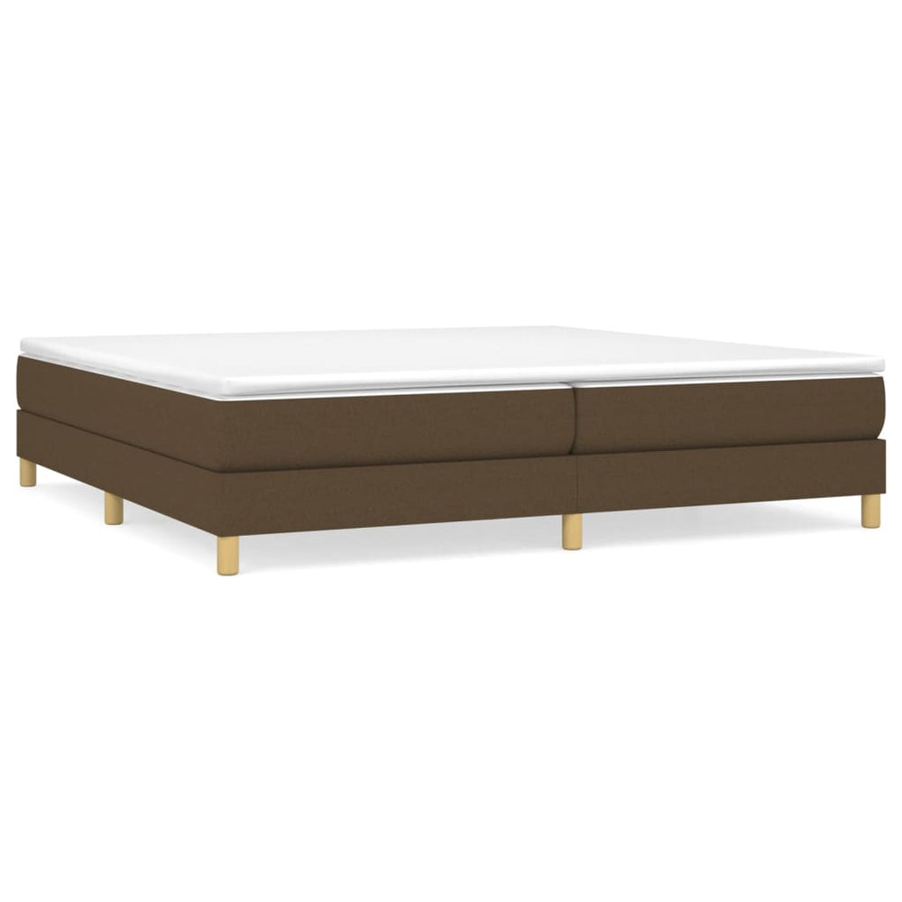 Boxspringframe stof donkerbruin 200x200 cm - Griffin Retail