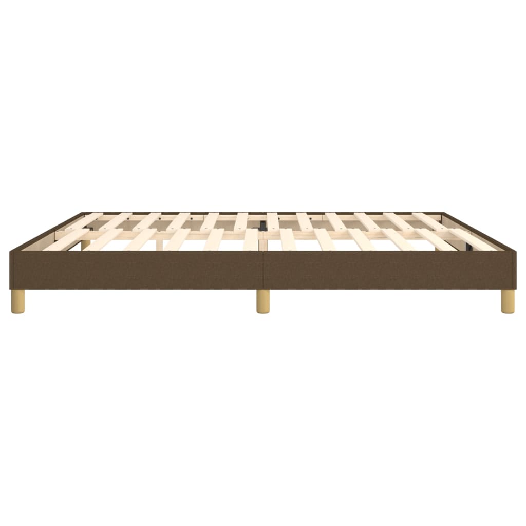 Boxspringframe stof donkerbruin 200x200 cm - Griffin Retail