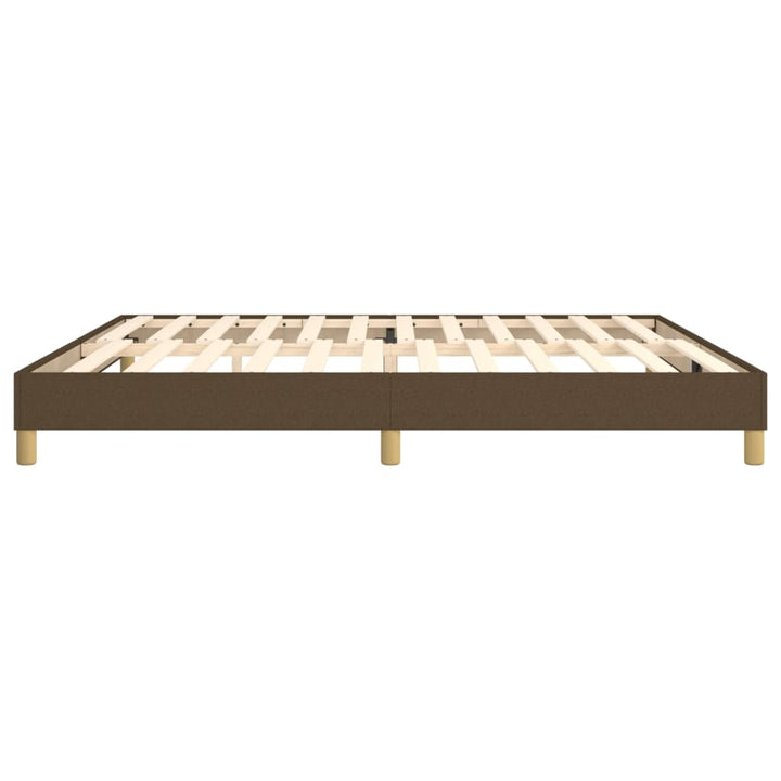 Boxspringframe stof donkerbruin 200x200 cm - Griffin Retail