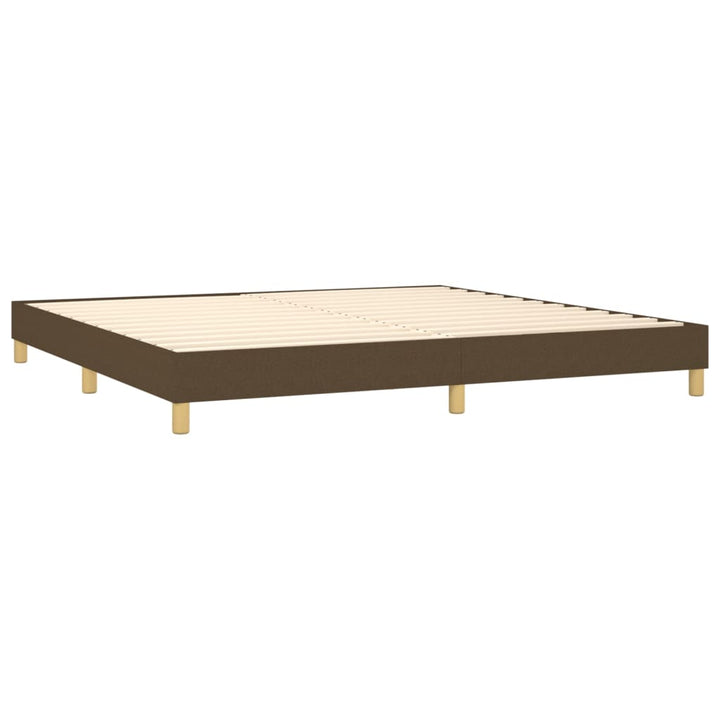 Boxspringframe stof donkerbruin 200x200 cm - Griffin Retail