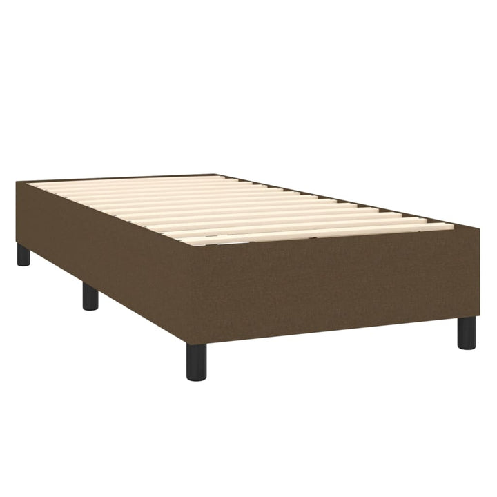 Boxspringframe stof donkerbruin 80x200 cm - Griffin Retail