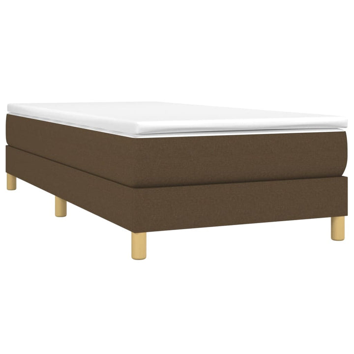 Boxspringframe stof donkerbruin 90x190 cm - Griffin Retail