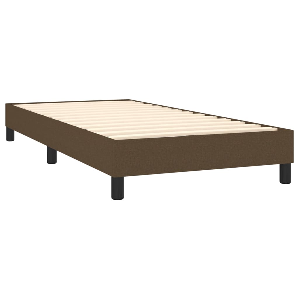 Boxspringframe stof donkerbruin 90x190 cm - Griffin Retail