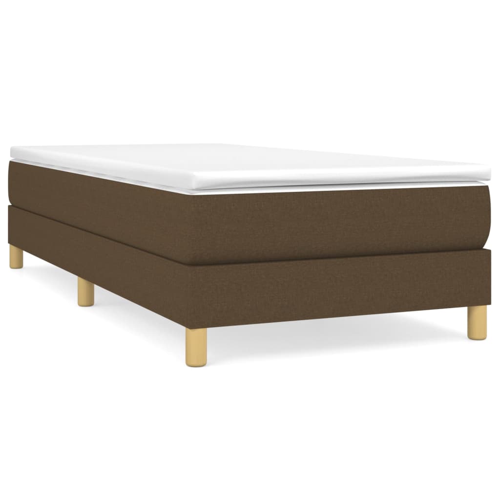 Boxspringframe stof donkerbruin 90x190 cm - Griffin Retail