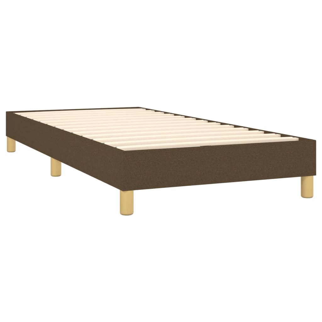 Boxspringframe stof donkerbruin 90x190 cm - Griffin Retail