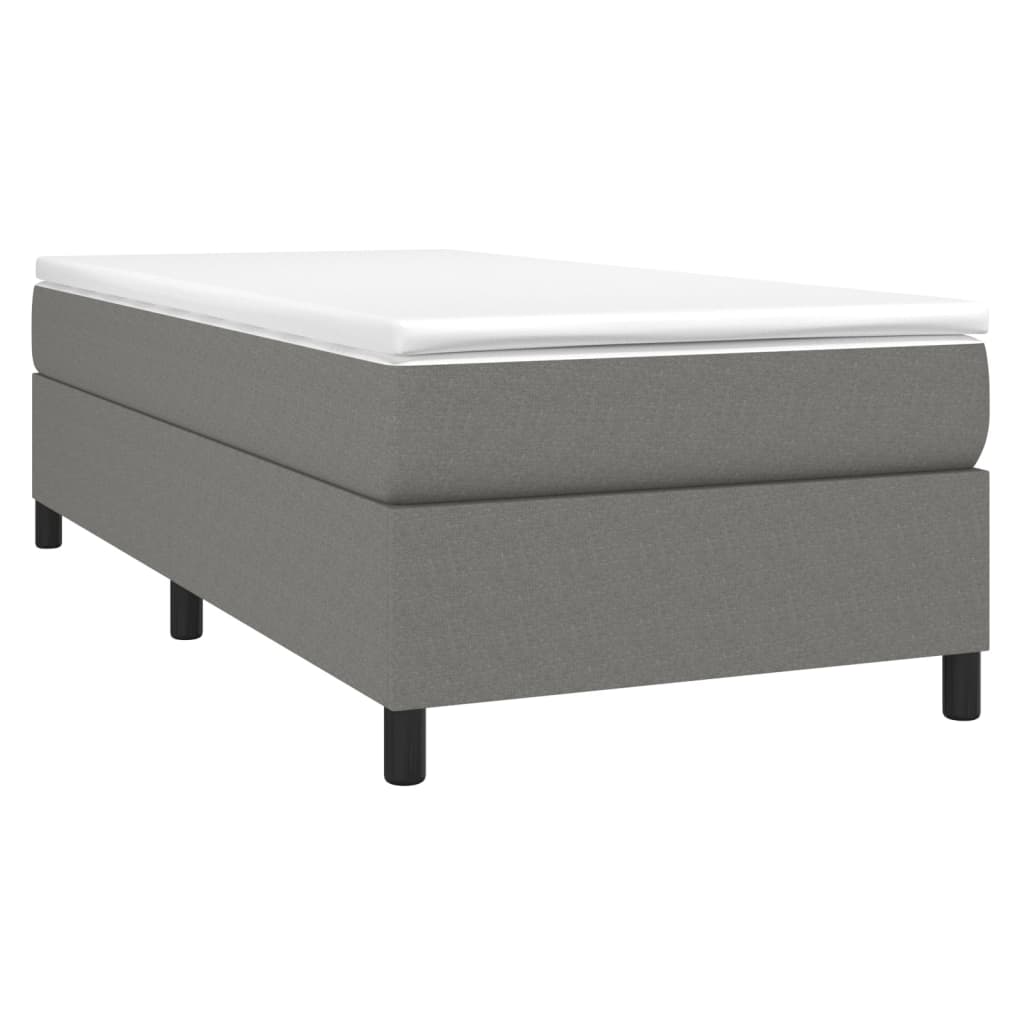 Boxspringframe stof donkergrijs 100x200 cm - Griffin Retail