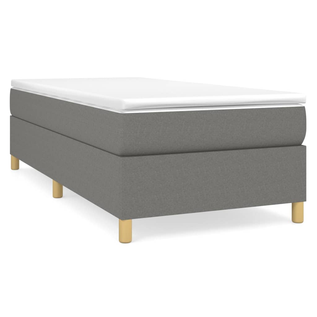 Boxspringframe stof donkergrijs 100x200 cm - Griffin Retail