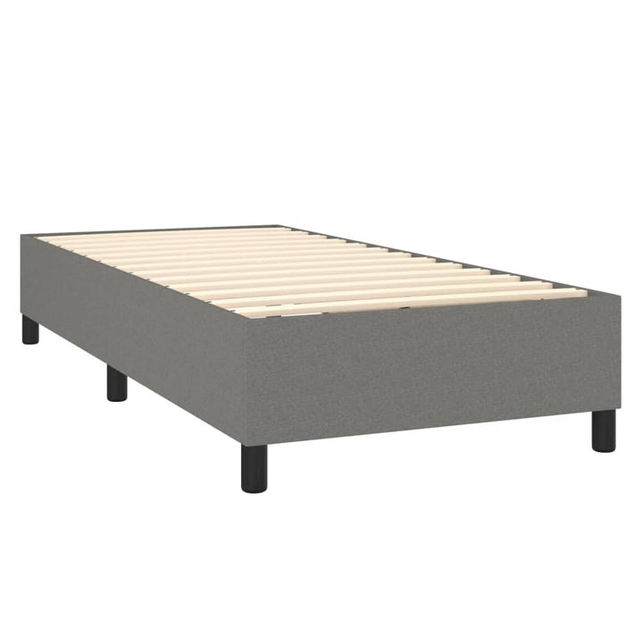 Boxspringframe stof donkergrijs 100x200 cm - Griffin Retail