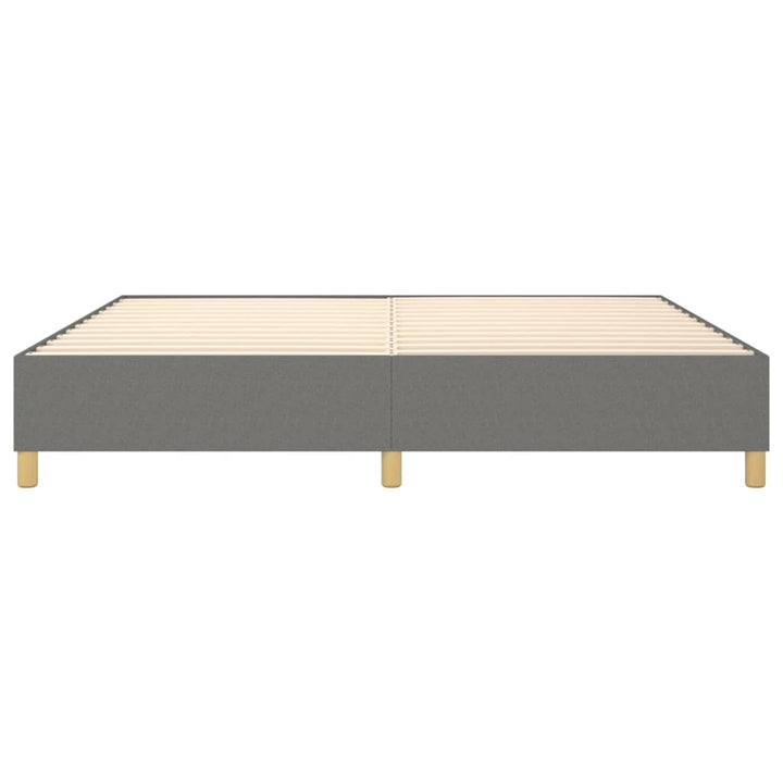 Boxspringframe stof donkergrijs 140x190 cm - Griffin Retail