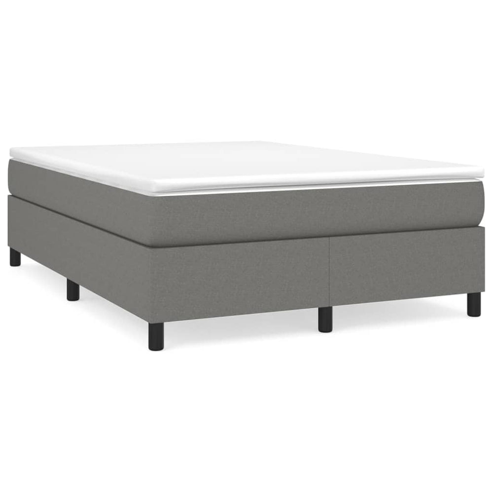 Boxspringframe stof donkergrijs 140x190 cm - Griffin Retail