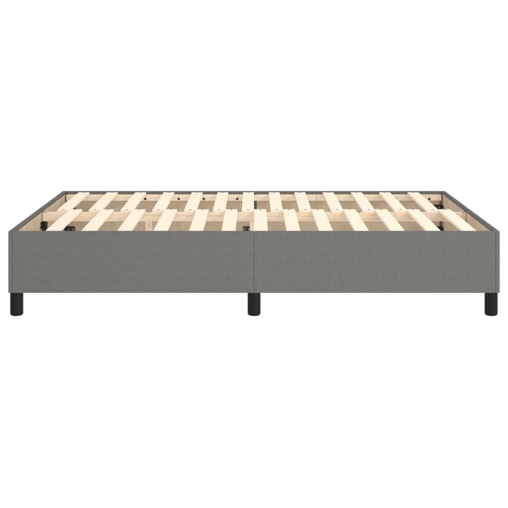 Boxspringframe stof donkergrijs 140x190 cm - Griffin Retail