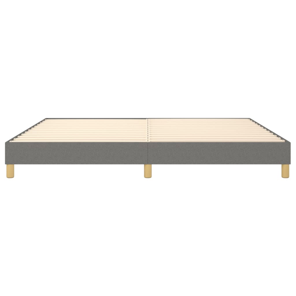 Boxspringframe stof donkergrijs 200x200 cm - Griffin Retail