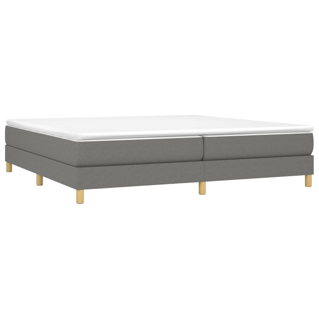 Boxspringframe stof donkergrijs 200x200 cm - Griffin Retail