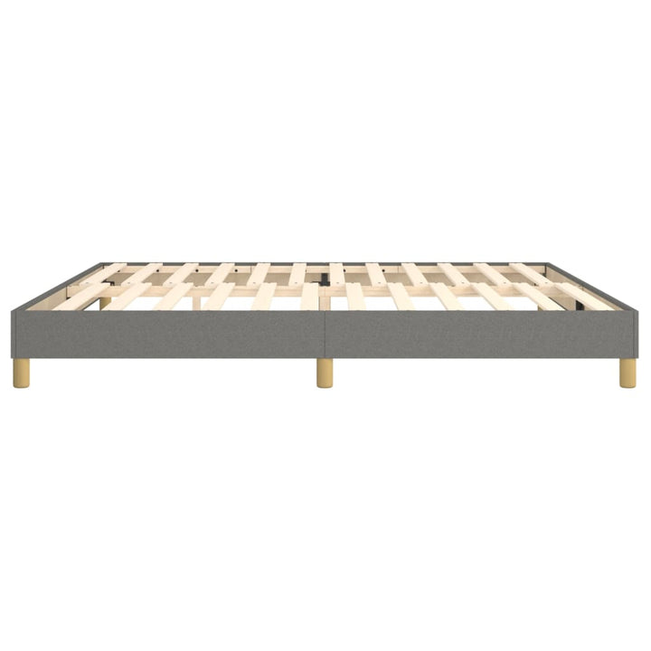 Boxspringframe stof donkergrijs 200x200 cm - Griffin Retail