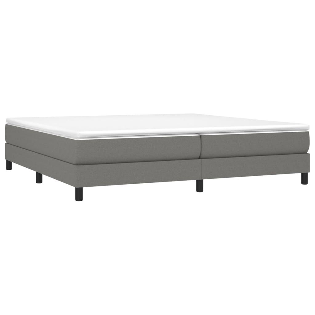 Boxspringframe stof donkergrijs 200x200 cm - Griffin Retail