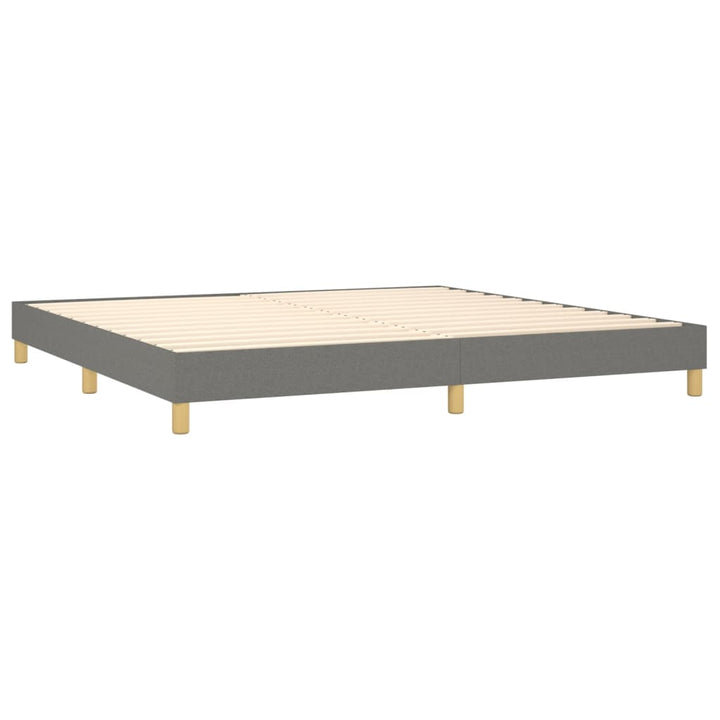 Boxspringframe stof donkergrijs 200x200 cm - Griffin Retail