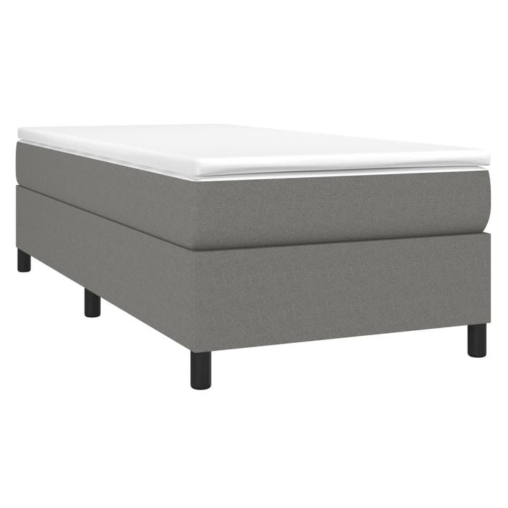 Boxspringframe stof donkergrijs 90x190 cm - Griffin Retail