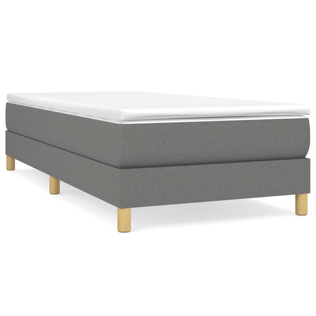 Boxspringframe stof donkergrijs 90x200 cm - Griffin Retail