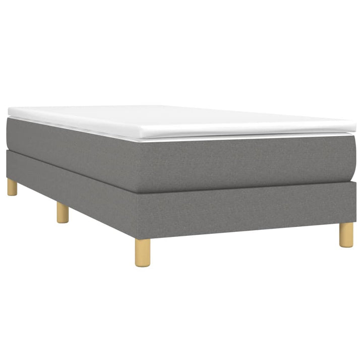 Boxspringframe stof donkergrijs 90x200 cm - Griffin Retail